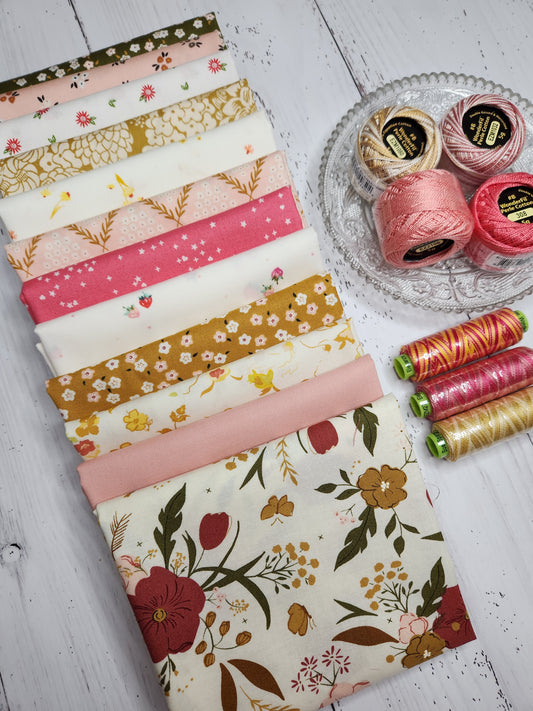 Sweet Blush - Curated 12 Fat Quarter Bundle