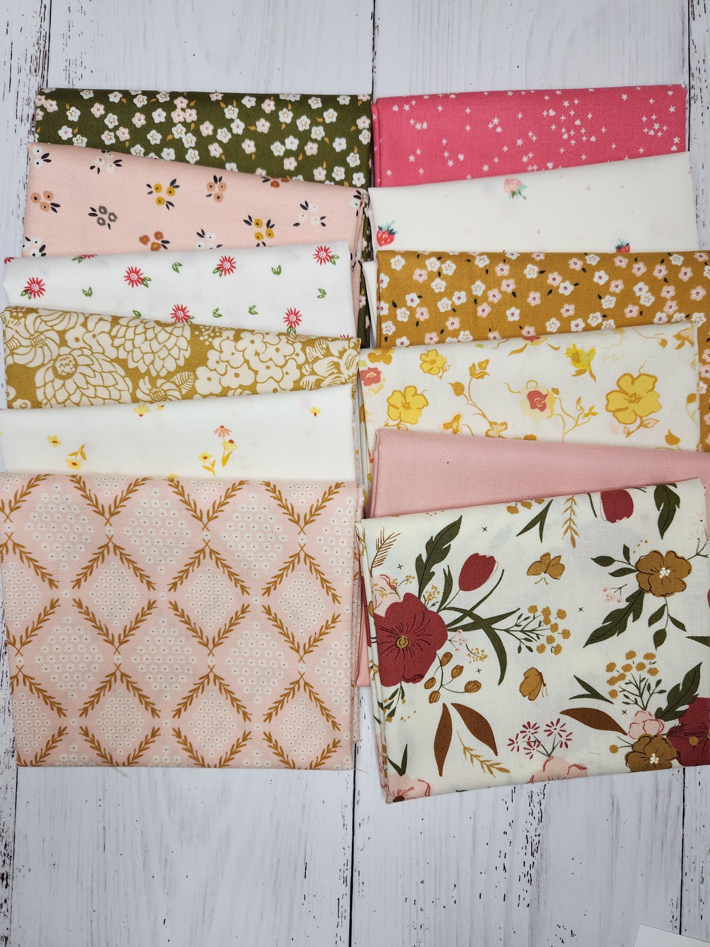 Sweet Blush - Curated 12 Fat Quarter Bundle