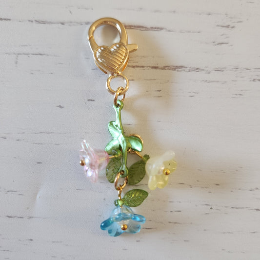 Lily of the Valley- 3 coloured blooms - Zipper Charm