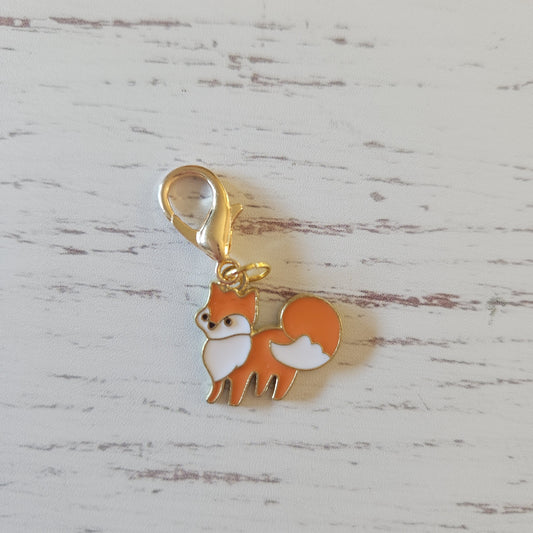 Cute little Fox- Zipper Charm