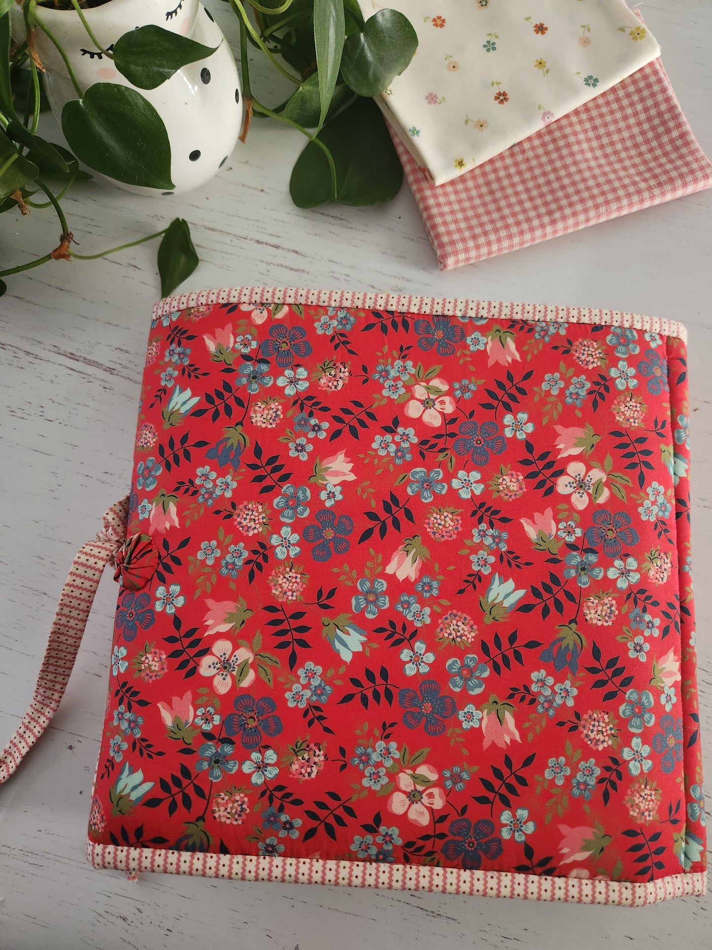 Take Me There - Project Folder with Pre-printed Linen  by Lilabelle Lane Creations