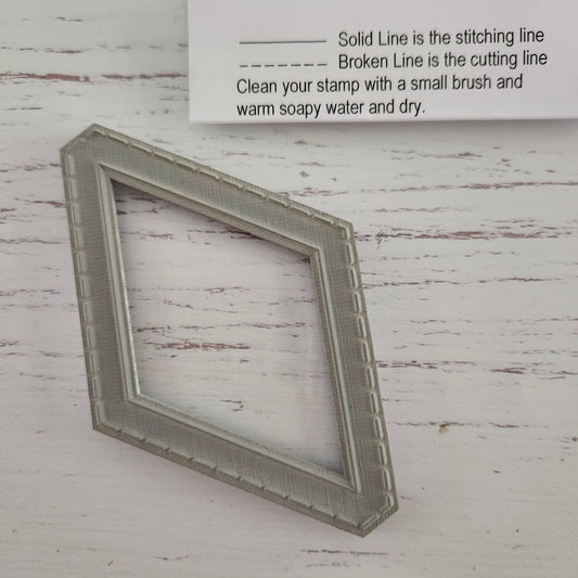 2" Six Pointed Diamond Stamp / Patchwork Stamp