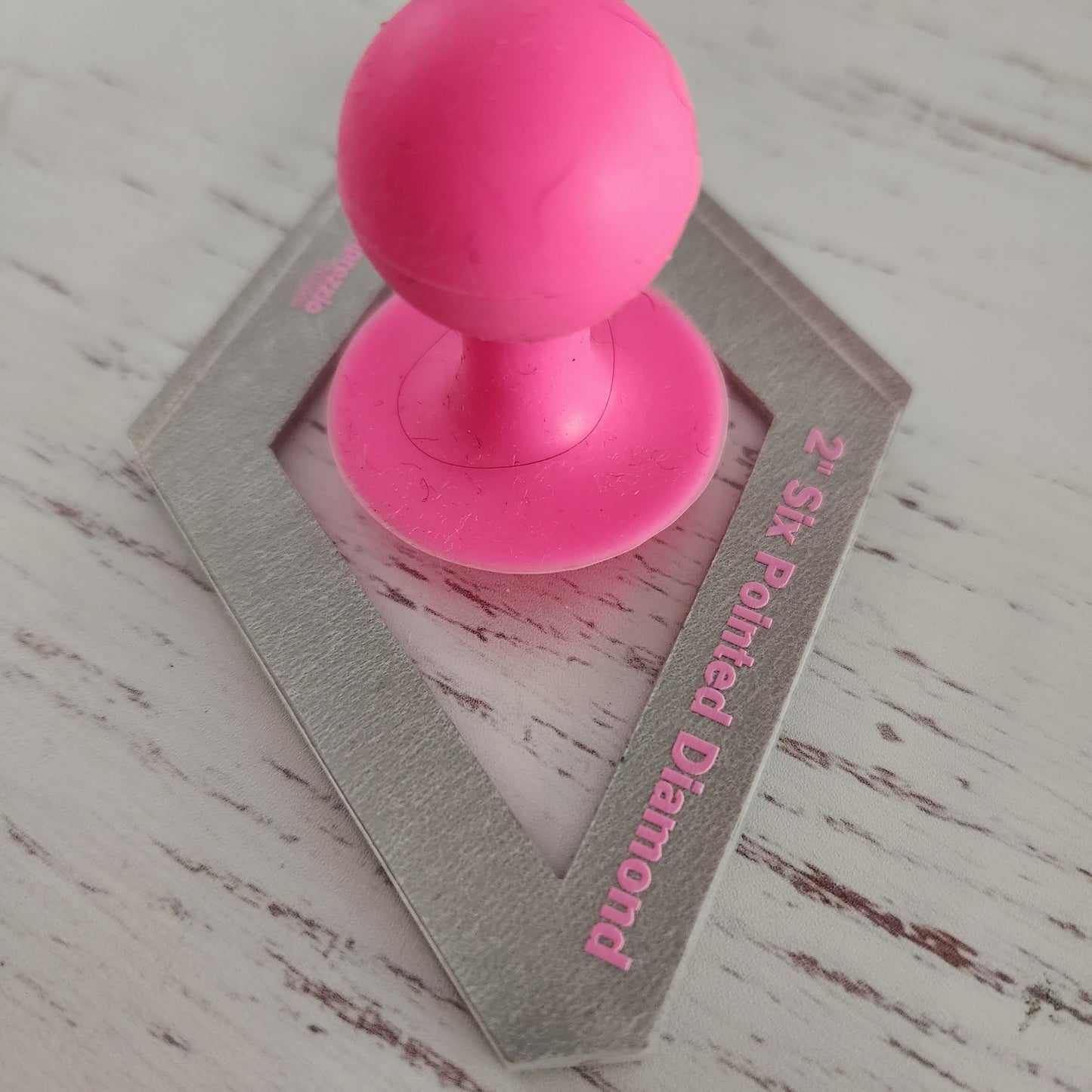 2" Six Pointed Diamond Stamp / Patchwork Stamp
