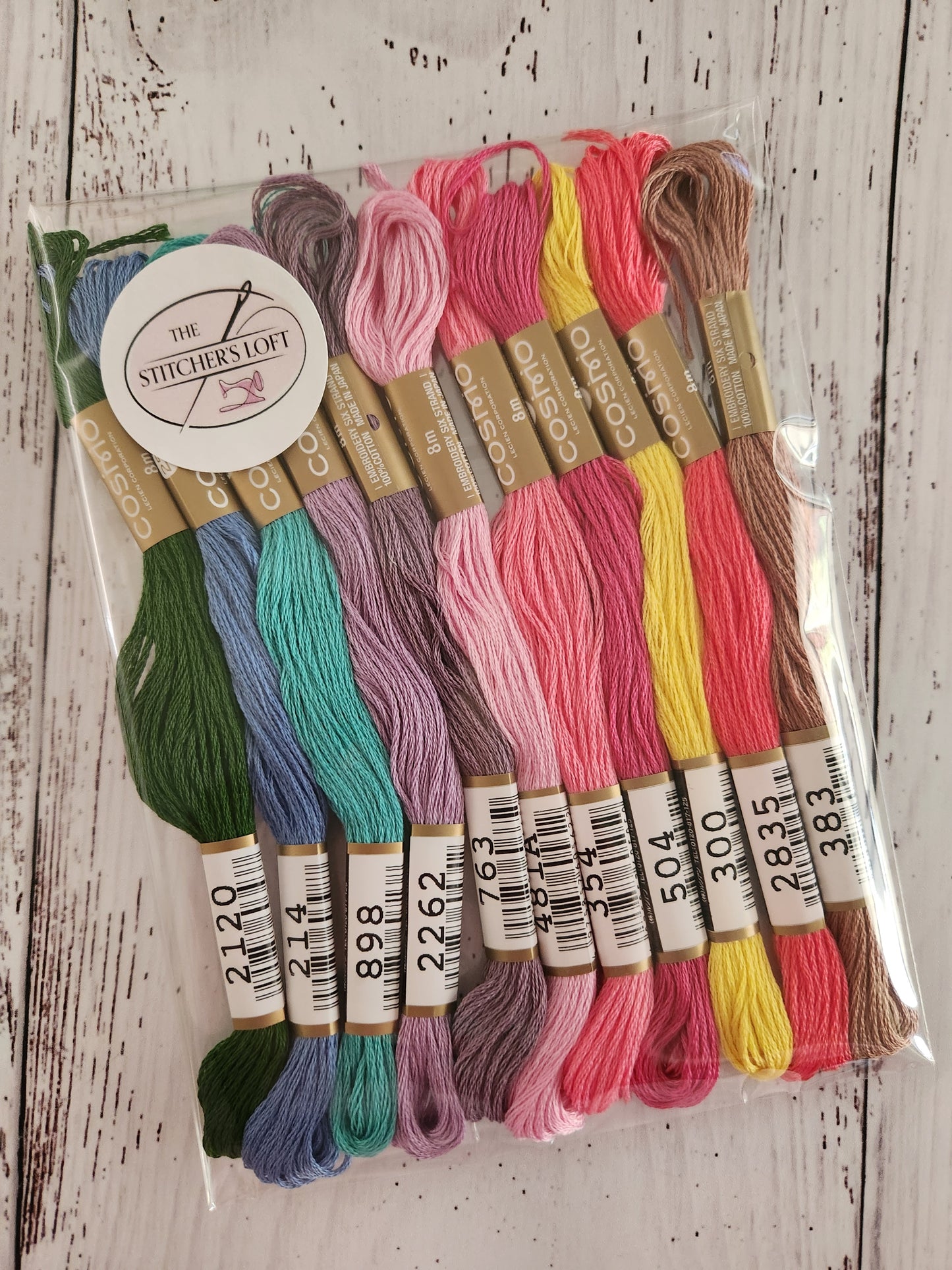 Blushing Bundle- COSMO Thread Bundle- Embroidery Floss / Thread