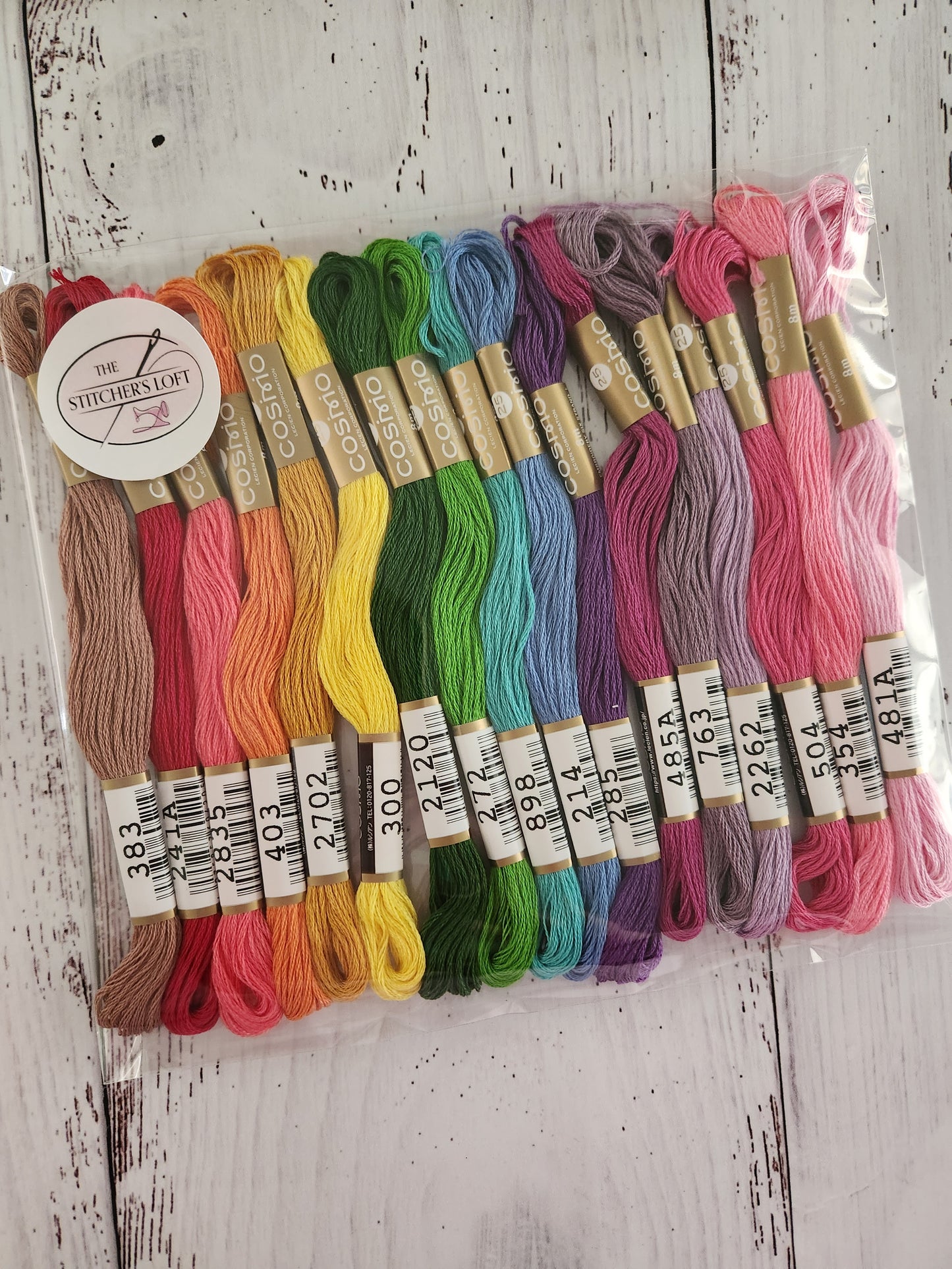 Mega Rainbow Bundle- COSMO Thread Bundle- Embroidery Floss / Thread