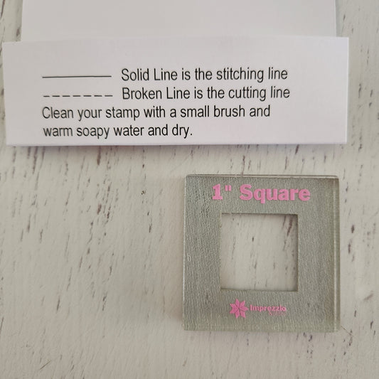 1" Square Stamp / Patchwork Stamp