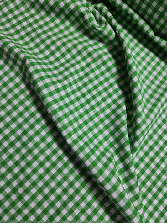 Green  1/4" - Yarn Dyed Japanese Gingham