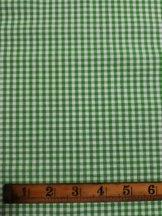 Green  1/8" - Yarn Dyed Japanese Gingham