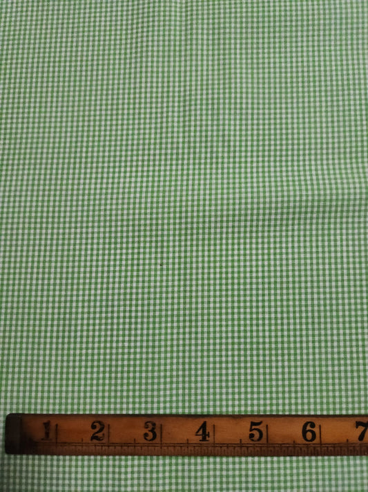 Green  1/16" - Yarn Dyed Japanese Gingham