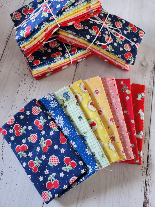Playful 30's Style Japanese Bundle - 8 x F8's
