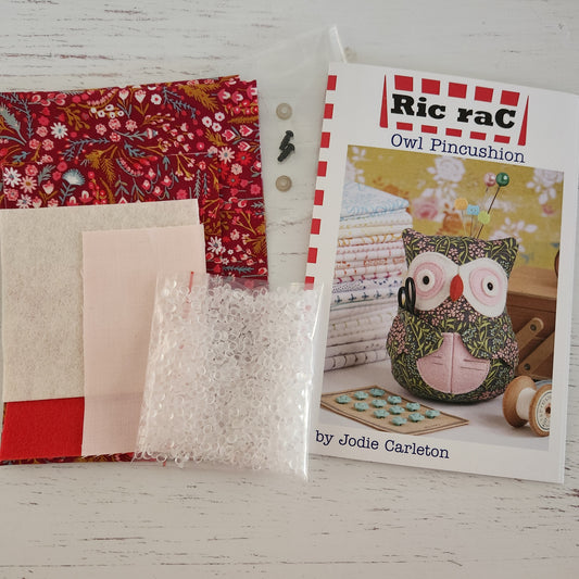 Owl Pincushion KIT by Jodie Carlton - Ric Rac