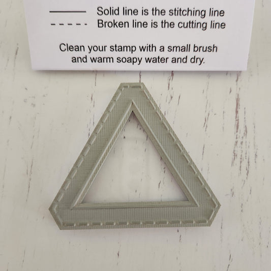 2" Equilateral  Triangle / Patchwork Stamp