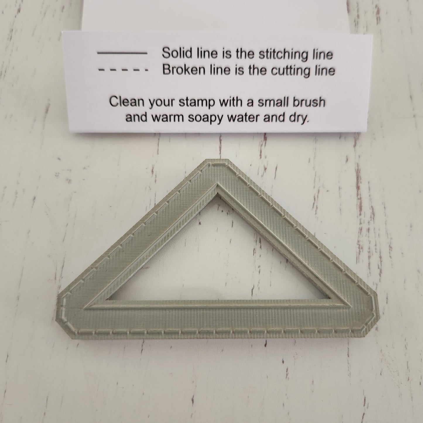 2" Half Square Triangle / Patchwork Stamp