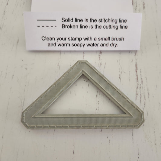 2" Half Square Triangle / Patchwork Stamp