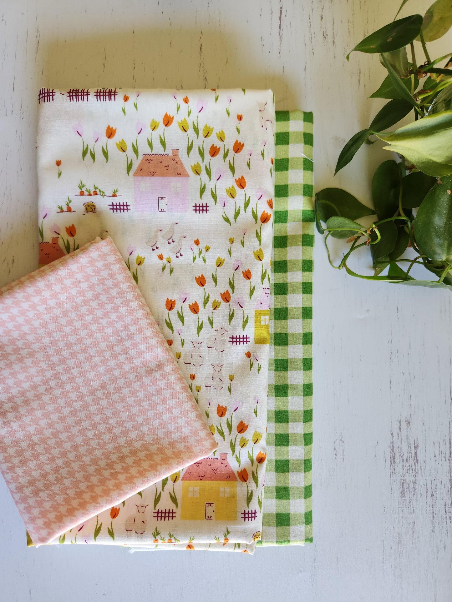Cottage Garden- Wholecloth Quilt Kit - Crib/Baby Size
