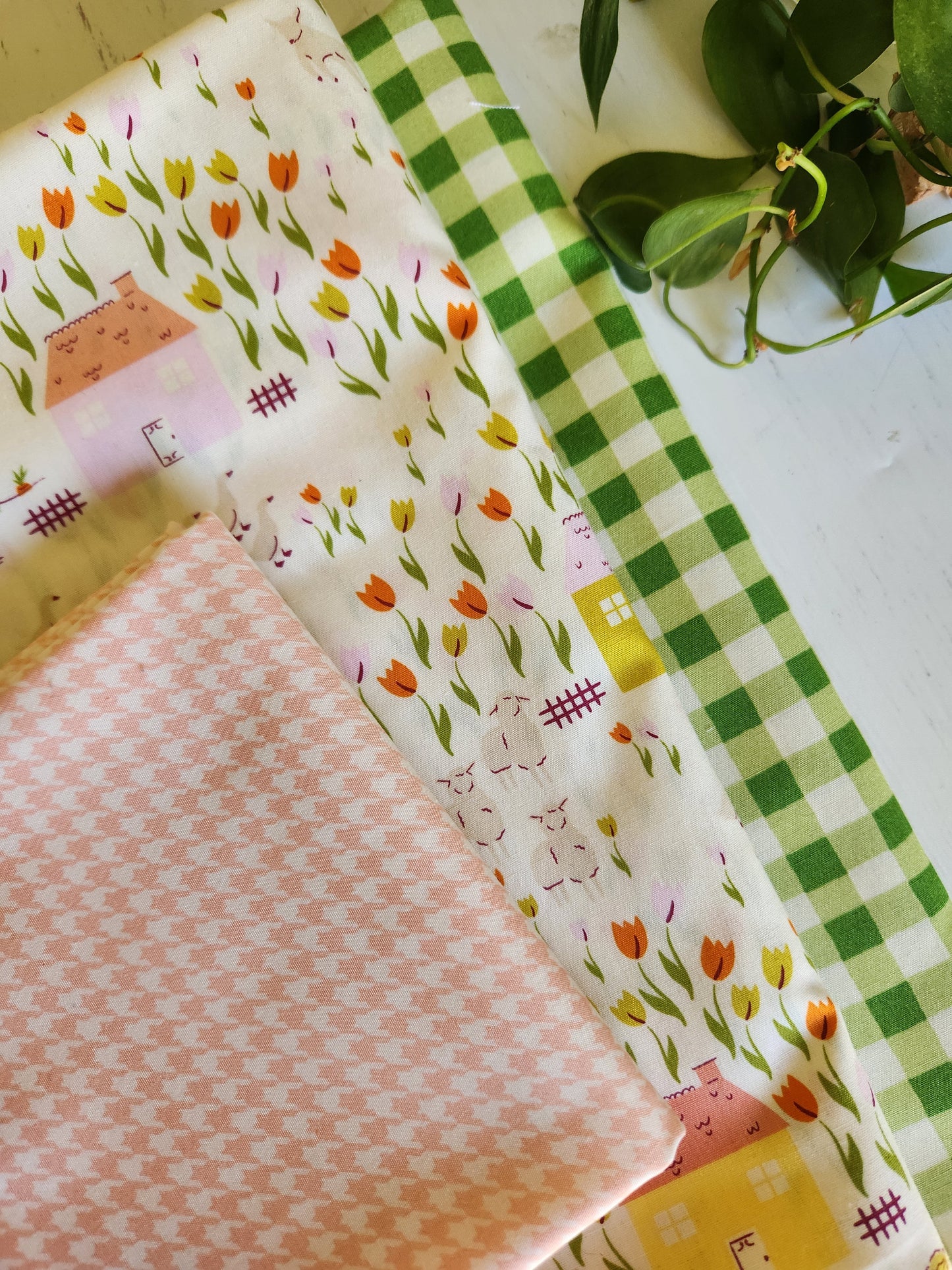 Cottage Garden- Wholecloth Quilt Kit - Crib/Baby Size