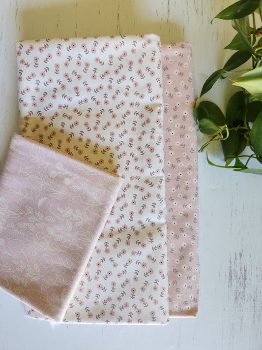 Pretty in Pink - Wholecloth Quilt Kit - Crib/Baby Size