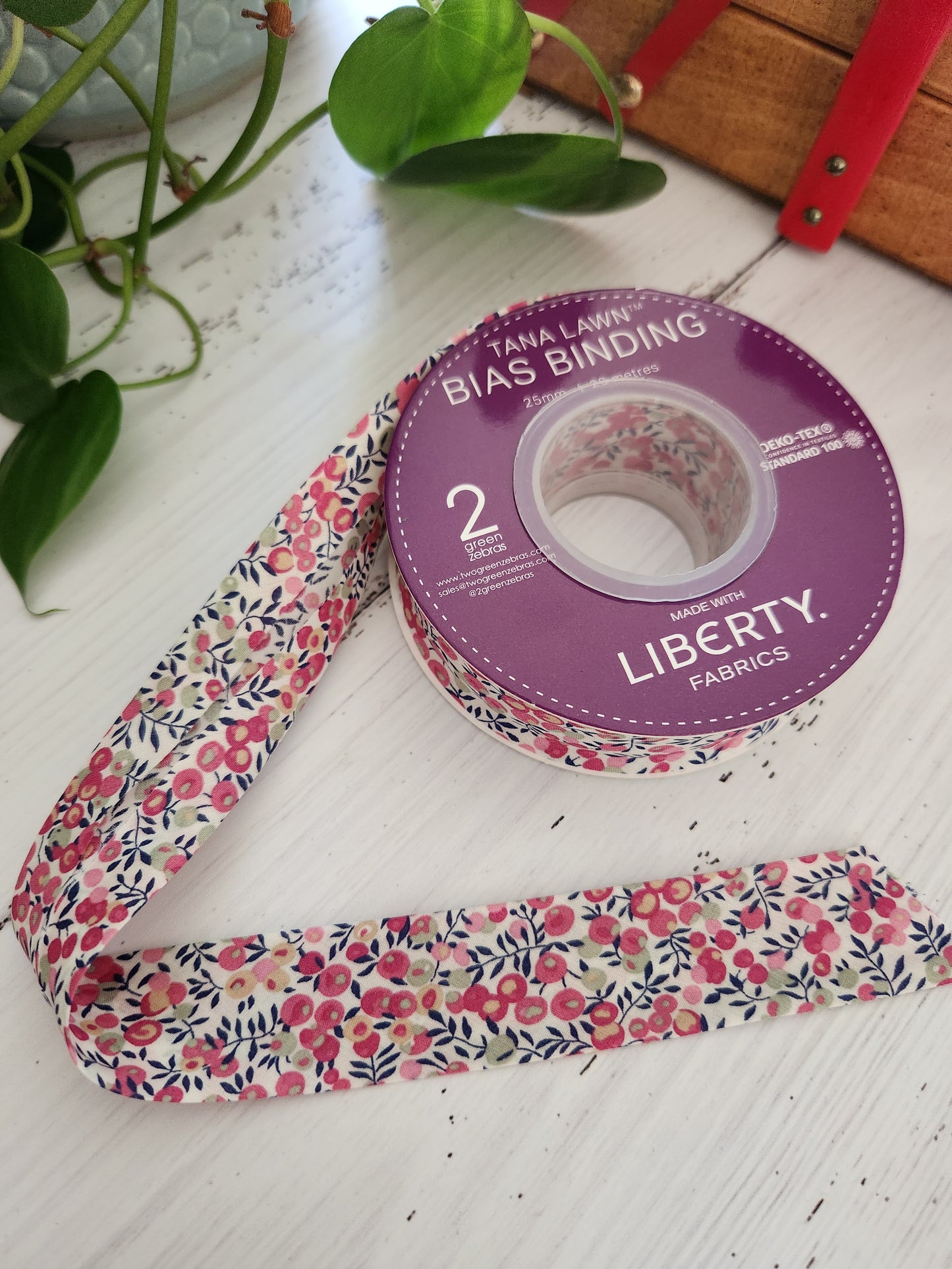 Liberty Tana Lawn Bias Binding - Wiltshire Bud B