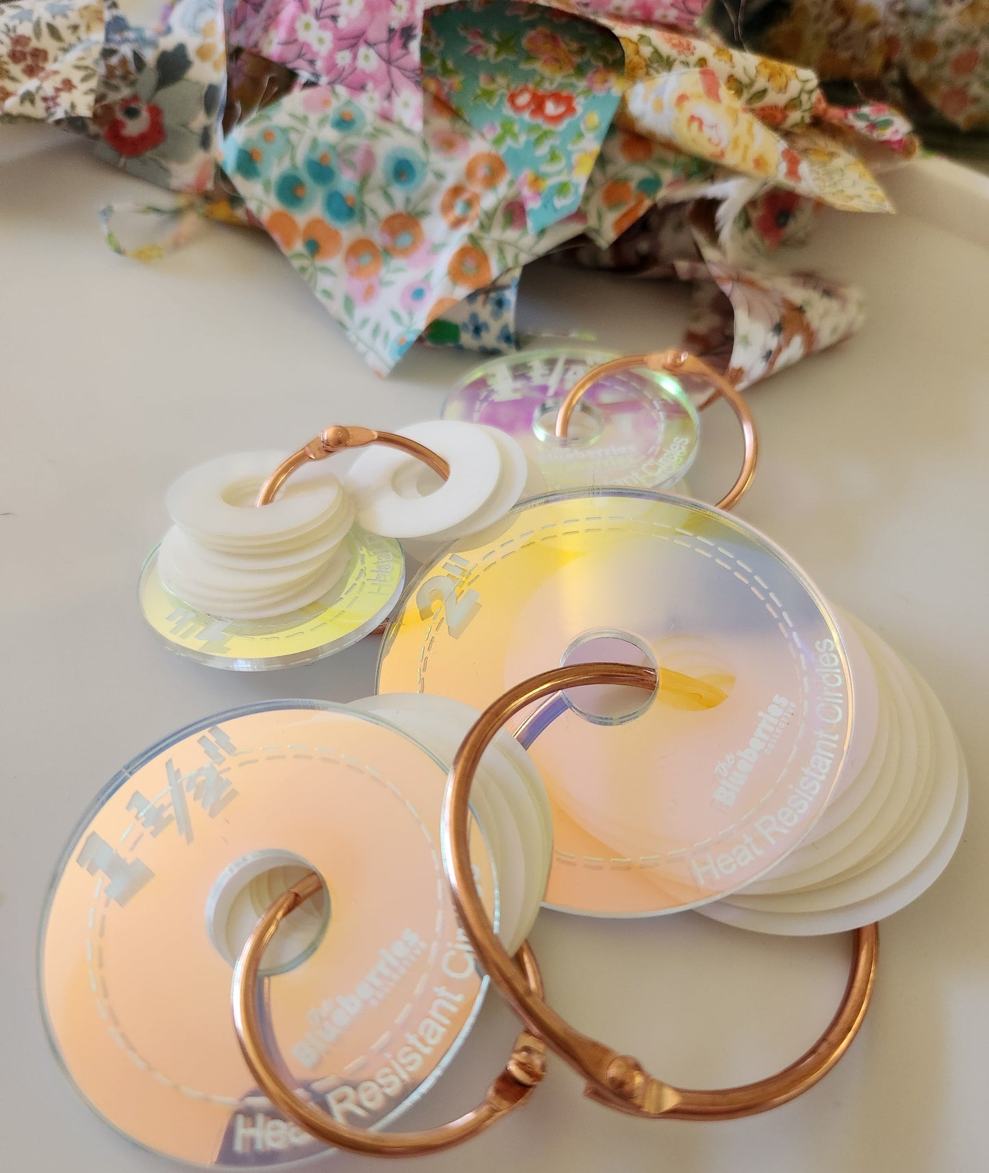 Heat Resistant Circles - 2" 1.5" 1.25" and 1" Packs Available