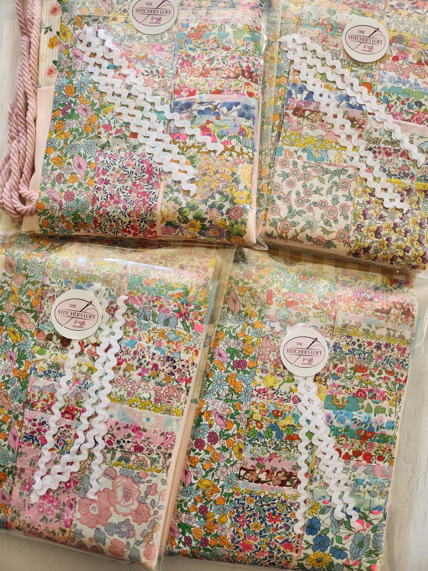 Clara Dilly Bag **LIBERTY Fabric KIT** by Lilabelle Lane Creations