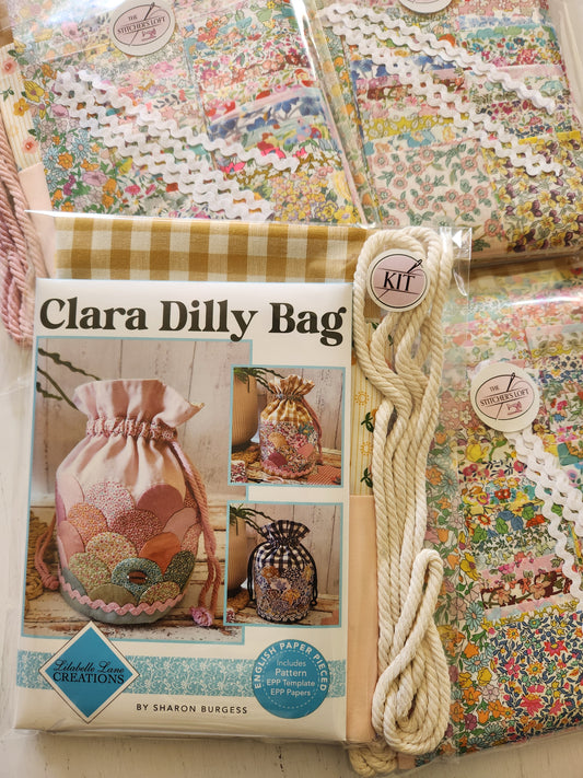 Clara Dilly Bag **LIBERTY Fabric KIT** by Lilabelle Lane Creations