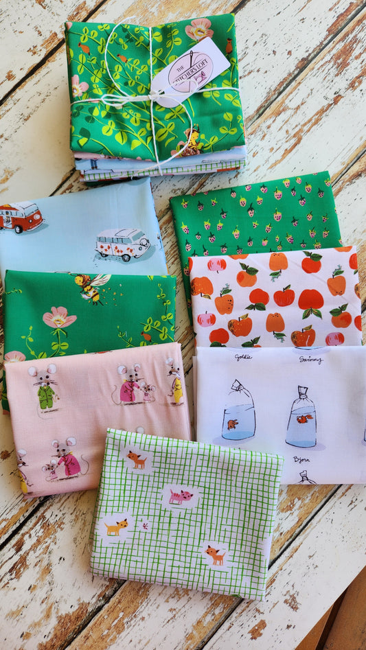 Heather Ross Favourites ~ 7 Fat Quarter Bundle ~