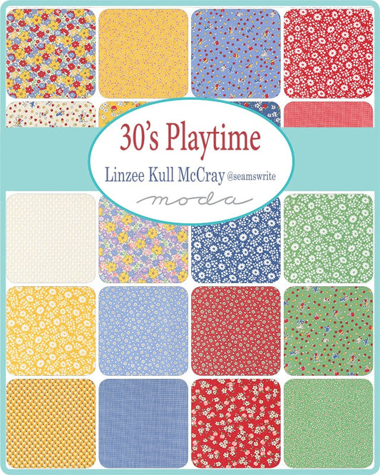 **EARLY RELEASE** 30's Playtime 2025 Layer Cake by Linzee McCray- MODA **PRE ORDER**