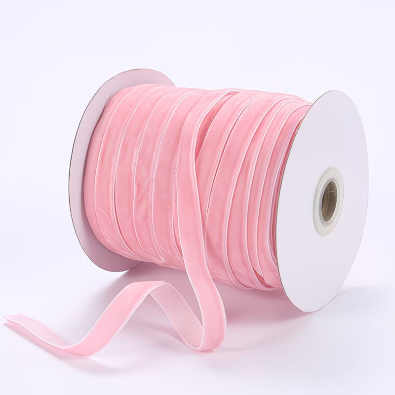 Pink Velvet Ribbon - 10mm wide