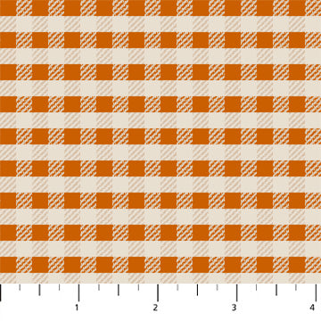 Wild Cottage Gingham Rust by FIGO Fabrics