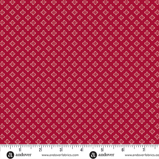 Fresh Linen in Amaranth - A Woodsy Cottage by Andover Fabrics