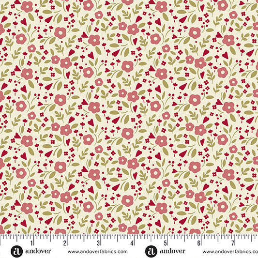 Little Darling in Warm White - A Woodsy Cottage by Andover Fabrics