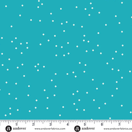 Sequin (A1371T2) Turquoise by Andover Fabrics