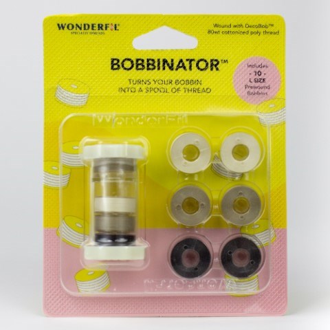 Wonderful Bobbinator with 10 prewound bobbins