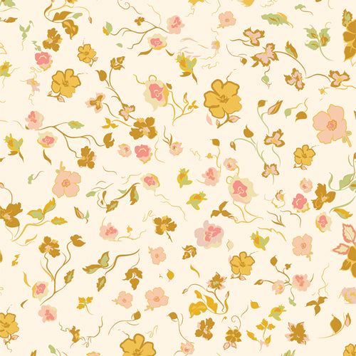 Joie de Clair Amber - Bloomcore by Art Gallery Fabrics