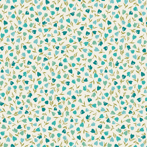 Floral Frenzy Lagoon -  Bloomcore by Art Gallery Fabrics