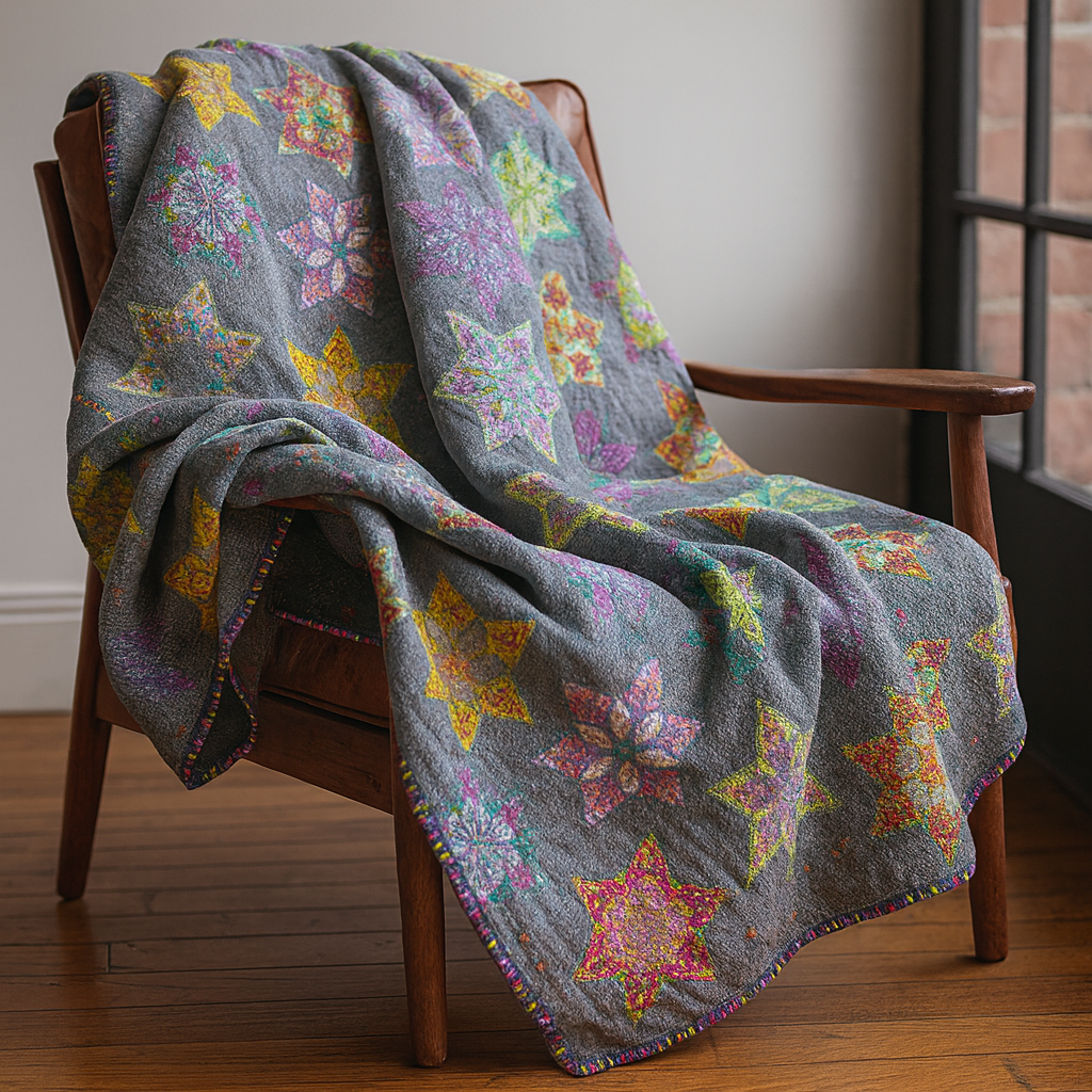 Spinning Stars Quilt by Lilabelle Lane Creations