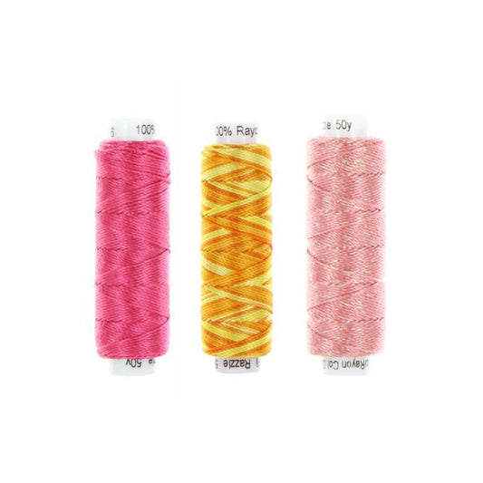 Sweet Georgia Peach Razzle / Dazzle Thread Bundle