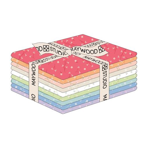 Pretty Petals 9pc Fat Quarter Bundle by Maywood Studio