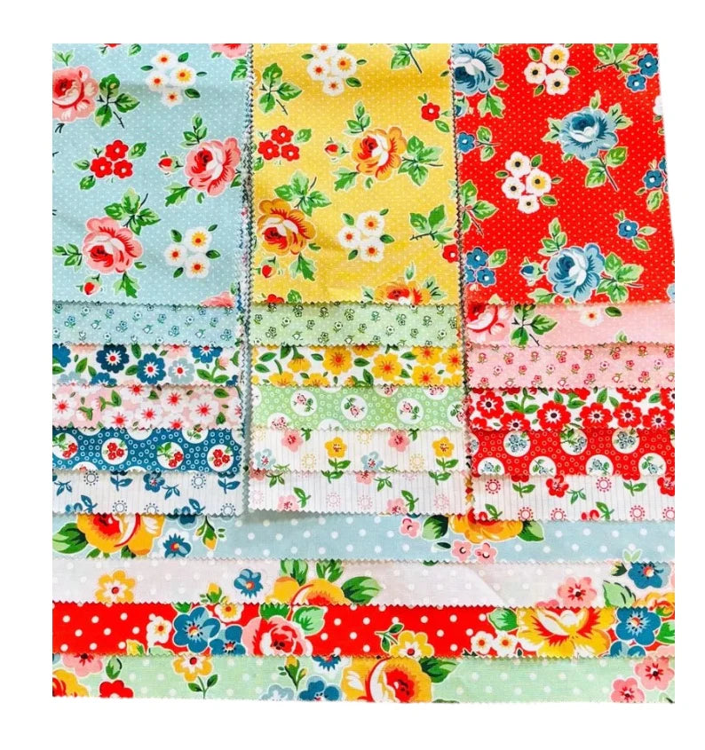 Flower Market 22pc Fat Quarter Bundle by Elea Lutz for Poppy Cotton