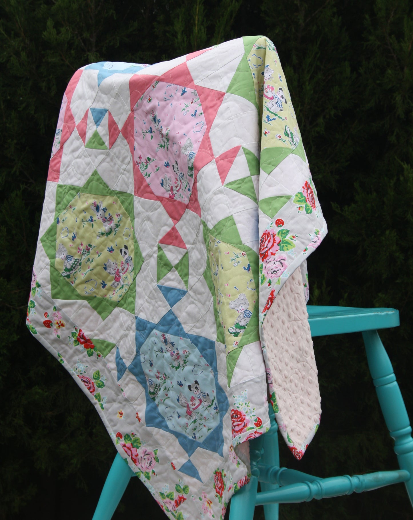 Snuggle Time baby Quilt PDF by Lilabelle Lane Creations