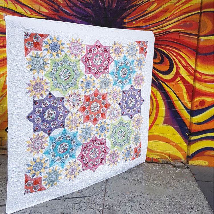 Celestial Star Quilt by Lilabelle Lane Creations