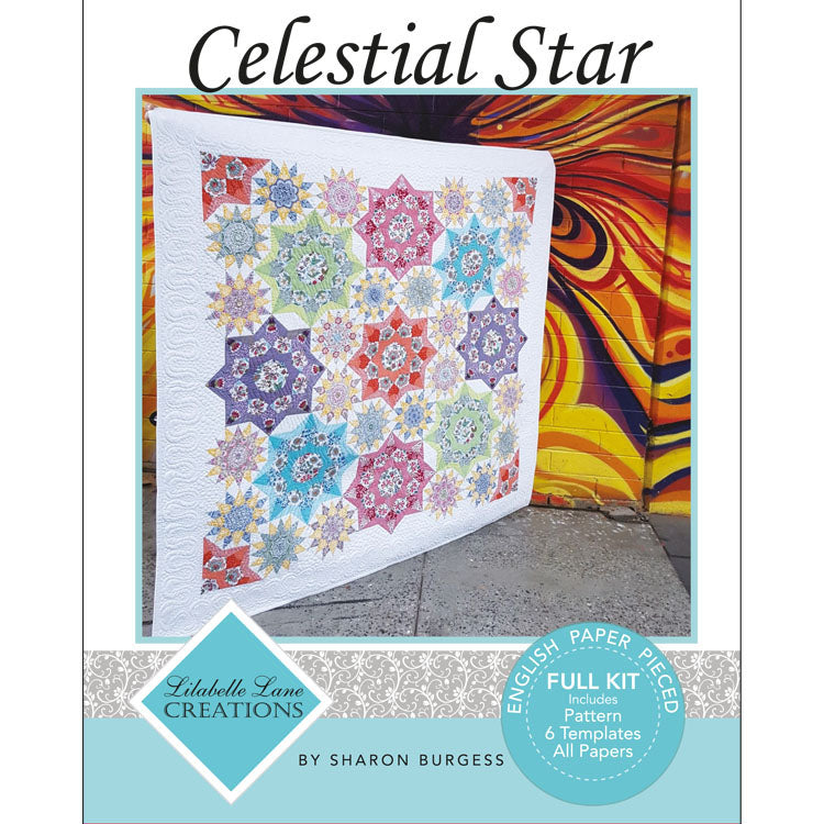 Celestial Star Quilt by Lilabelle Lane Creations