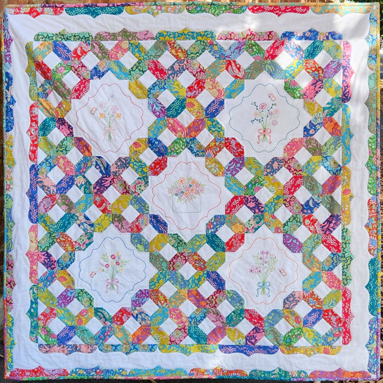 Posy Quilt by Lilabelle Lane Creations