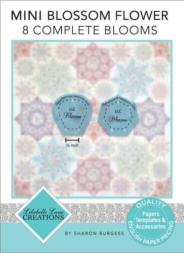 MINI Blossom Flower - EPP Templates