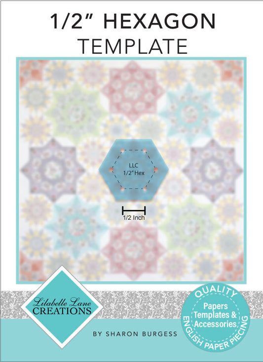 1/2" Hexagon Template