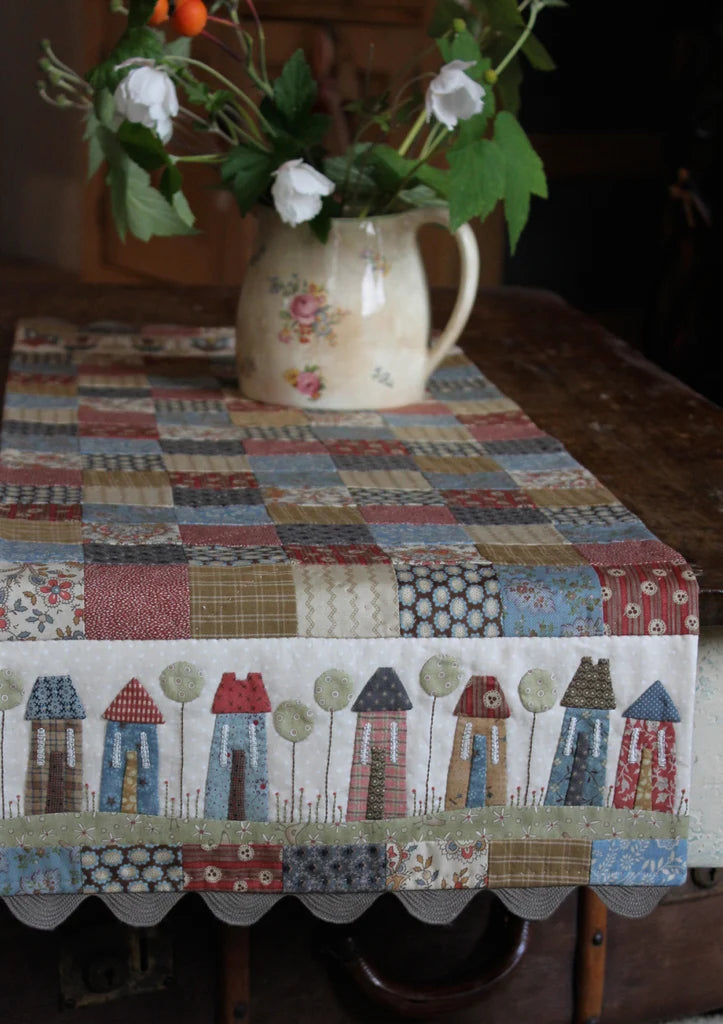 Tiny Town Table Runner by Hatched and Patched