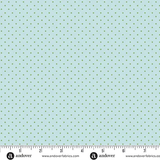 Poppy Seeds - Sky - by Andover Fabrics