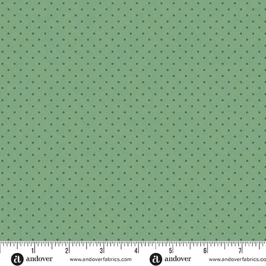 Poppy Seeds - Sage - by Andover Fabrics