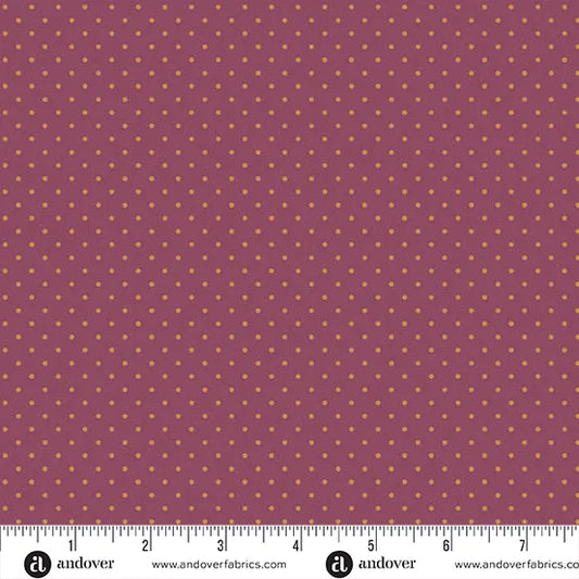 Poppy Seeds - Plum - by Andover Fabrics