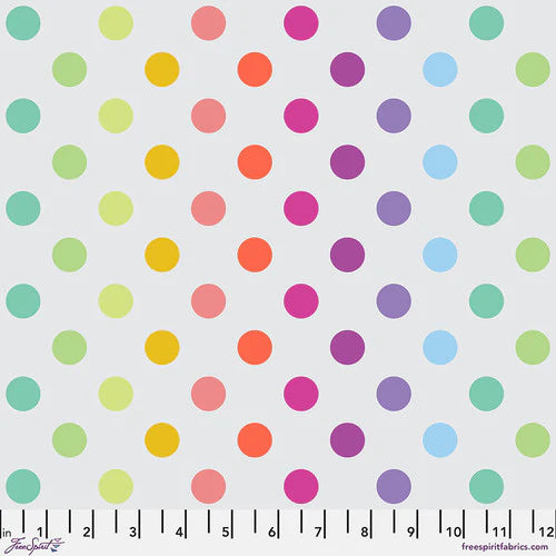 Tula Pink Graywork True Colours Disco Poms- Whisper